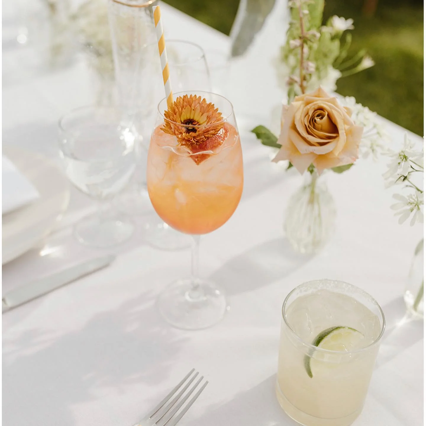 Floral signature spritz