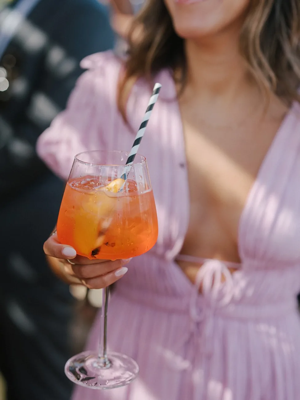 A floral signature spritz